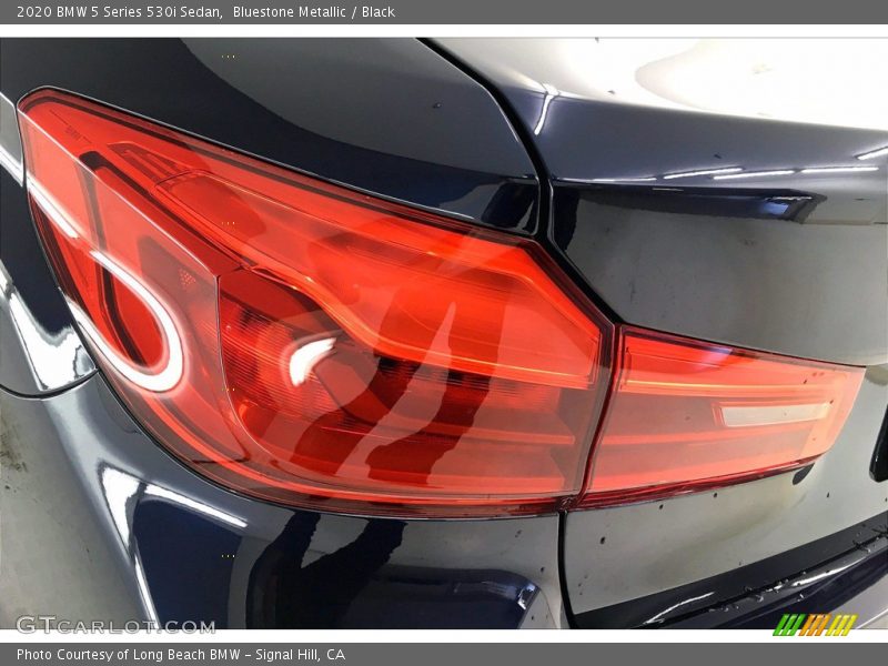 Bluestone Metallic / Black 2020 BMW 5 Series 530i Sedan