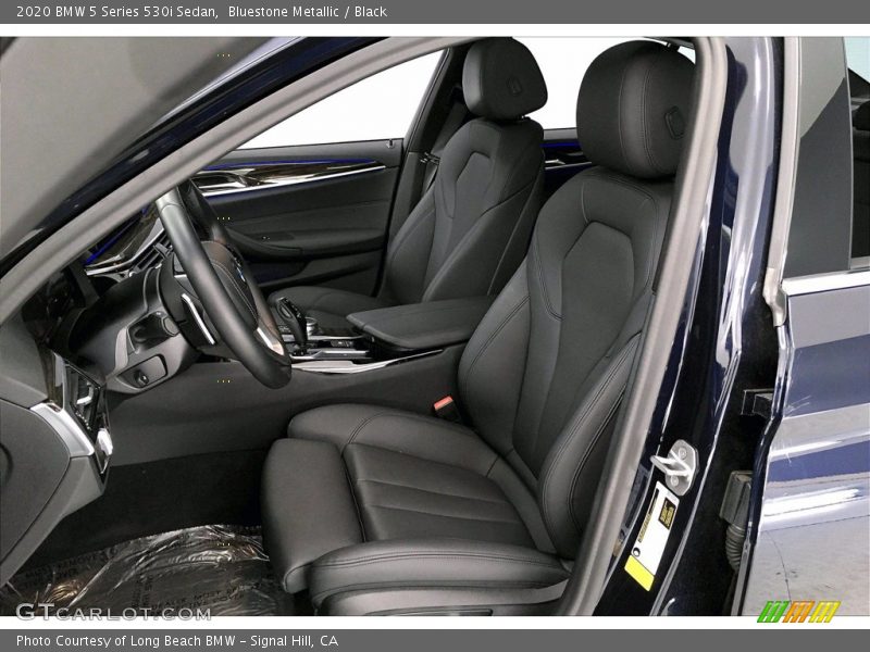 Bluestone Metallic / Black 2020 BMW 5 Series 530i Sedan
