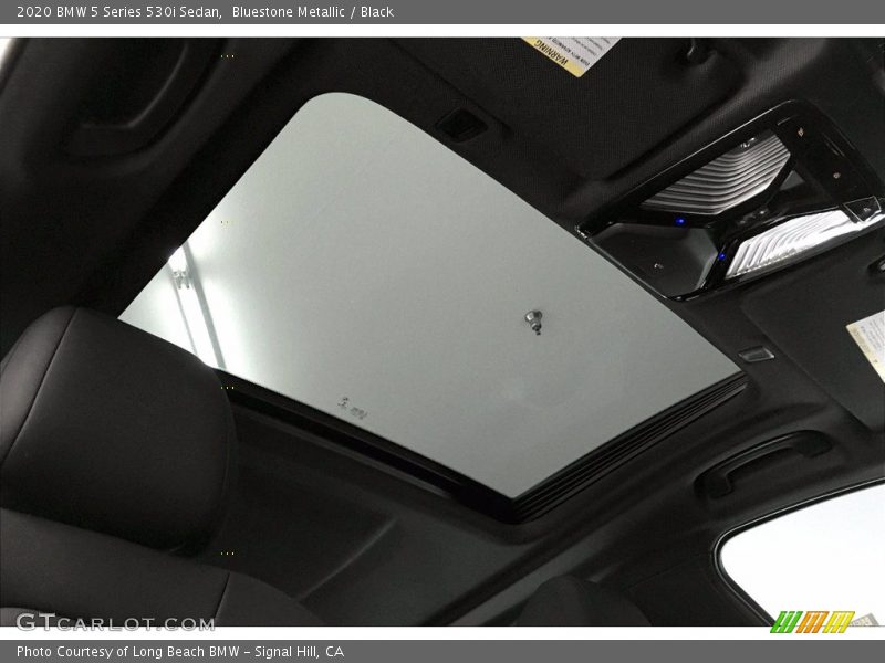Bluestone Metallic / Black 2020 BMW 5 Series 530i Sedan