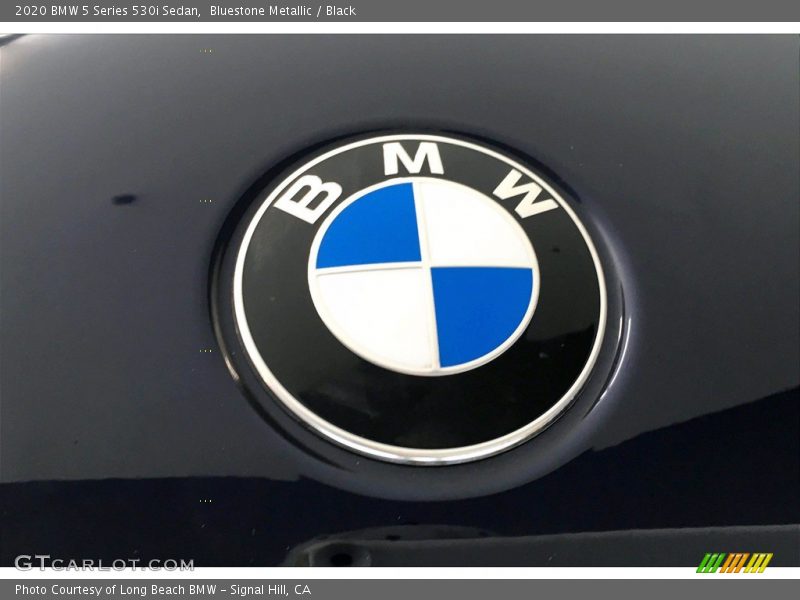 Bluestone Metallic / Black 2020 BMW 5 Series 530i Sedan