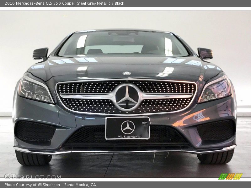 Steel Grey Metallic / Black 2016 Mercedes-Benz CLS 550 Coupe