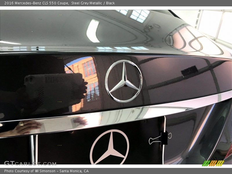 Steel Grey Metallic / Black 2016 Mercedes-Benz CLS 550 Coupe