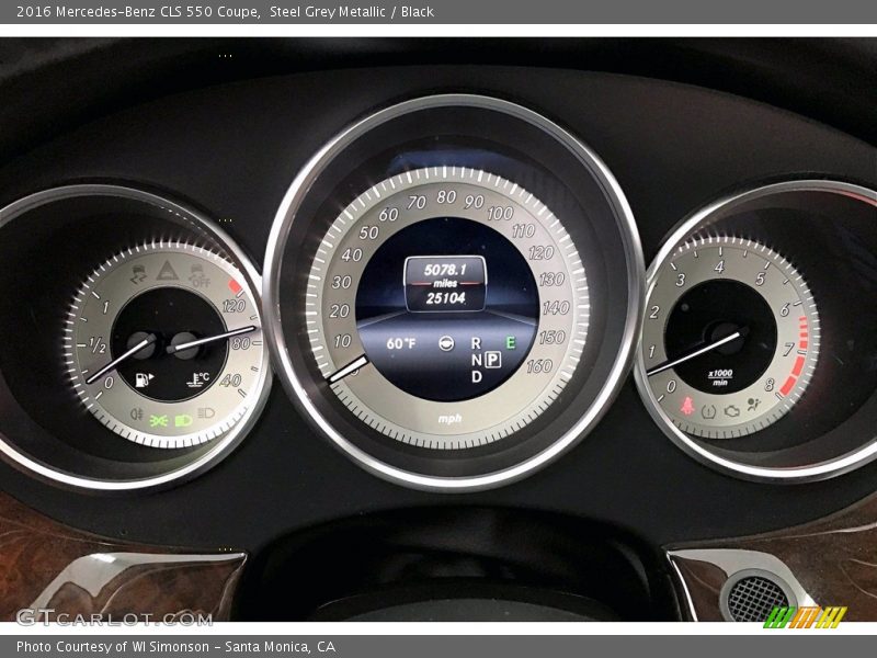  2016 CLS 550 Coupe 550 Coupe Gauges