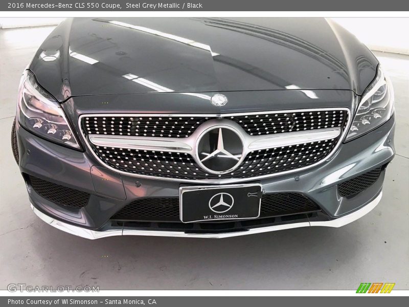 Steel Grey Metallic / Black 2016 Mercedes-Benz CLS 550 Coupe