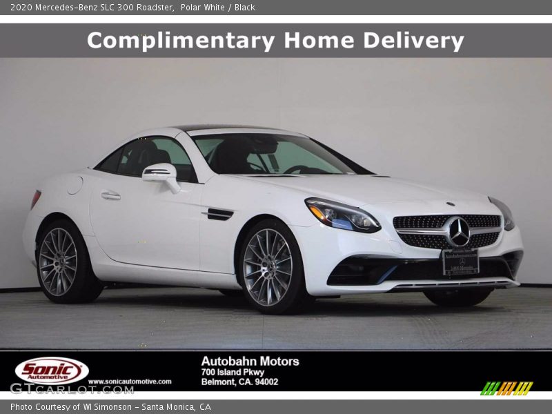 Polar White / Black 2020 Mercedes-Benz SLC 300 Roadster