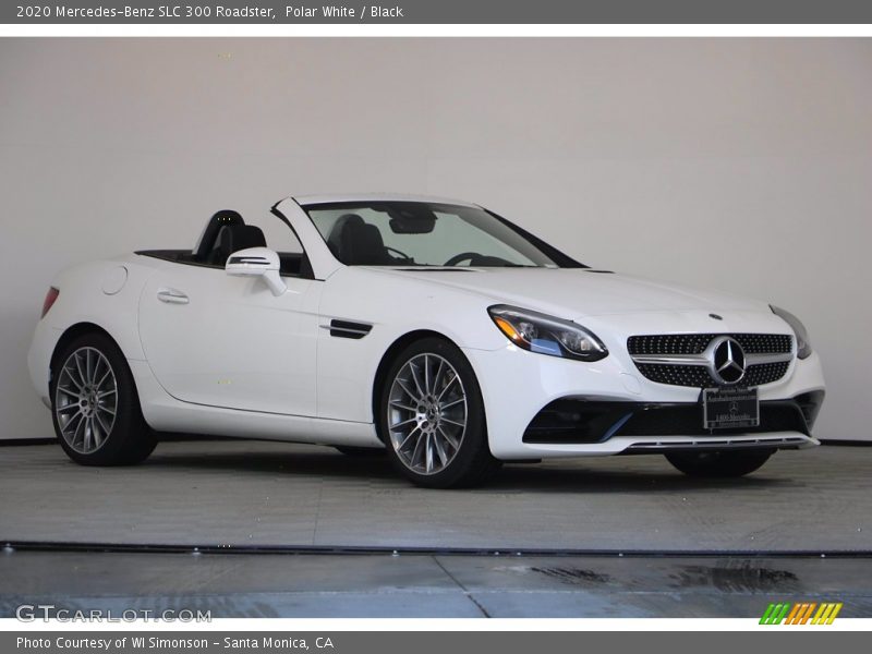 Polar White / Black 2020 Mercedes-Benz SLC 300 Roadster
