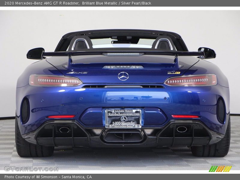 Brilliant Blue Metallic / Silver Pearl/Black 2020 Mercedes-Benz AMG GT R Roadster