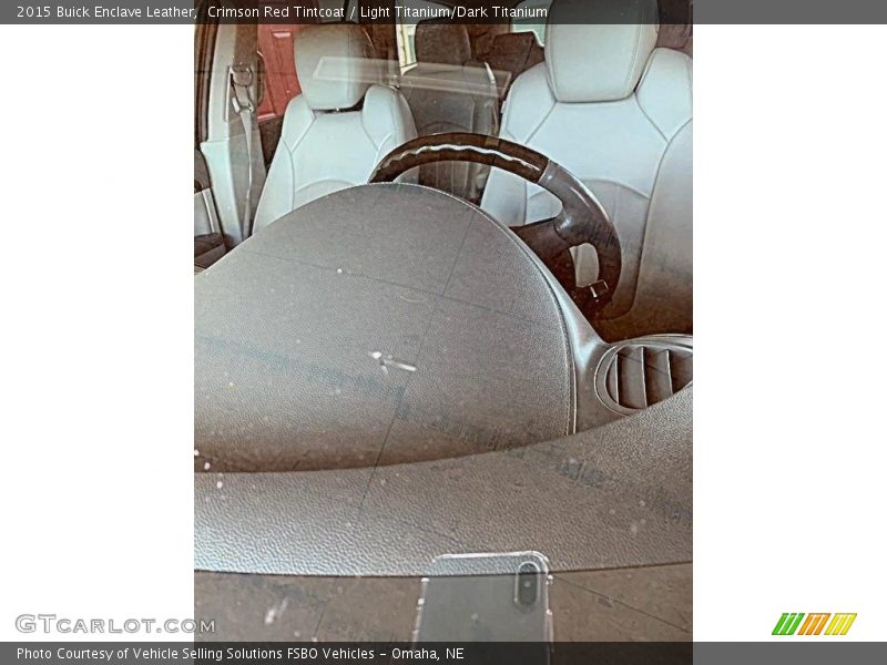Crimson Red Tintcoat / Light Titanium/Dark Titanium 2015 Buick Enclave Leather
