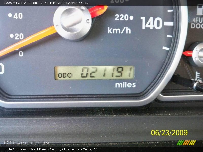 Satin Mesai Gray Pearl / Gray 2008 Mitsubishi Galant ES