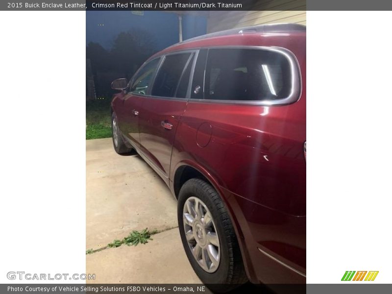 Crimson Red Tintcoat / Light Titanium/Dark Titanium 2015 Buick Enclave Leather