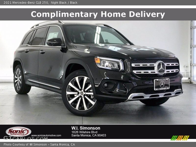 Night Black / Black 2021 Mercedes-Benz GLB 250