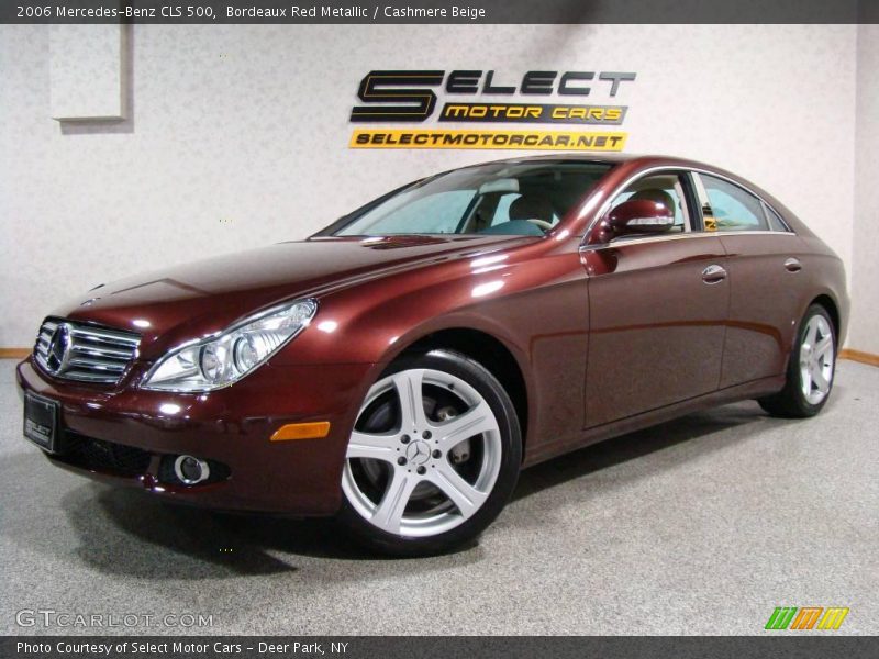 Bordeaux Red Metallic / Cashmere Beige 2006 Mercedes-Benz CLS 500