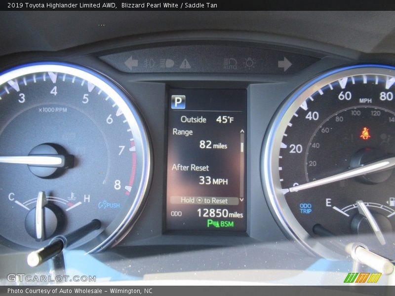Blizzard Pearl White / Saddle Tan 2019 Toyota Highlander Limited AWD
