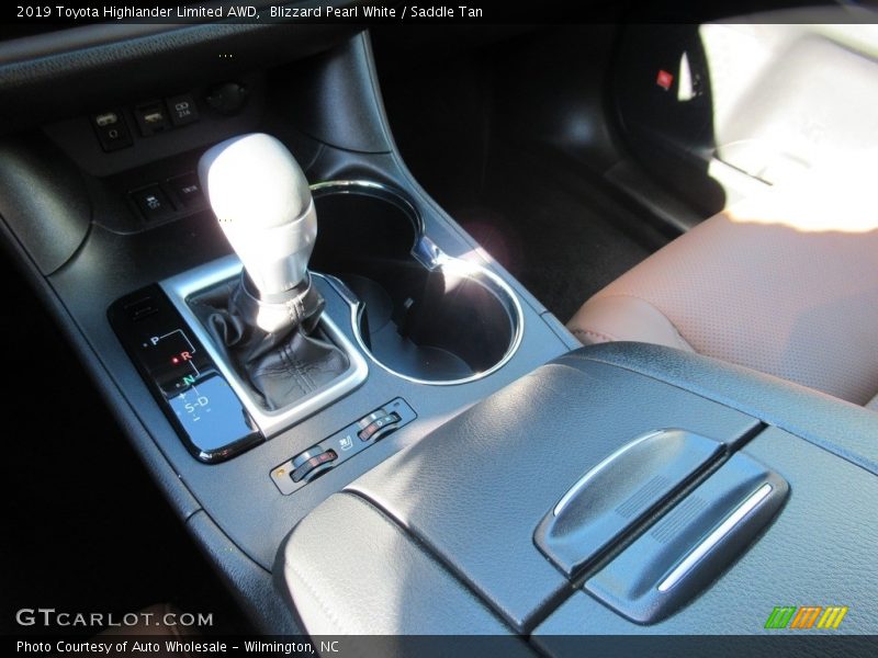 Blizzard Pearl White / Saddle Tan 2019 Toyota Highlander Limited AWD