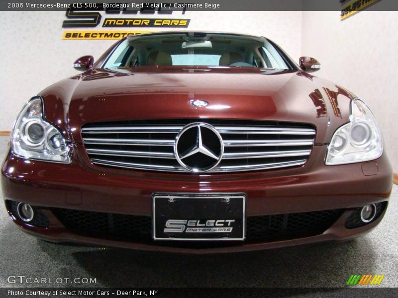 Bordeaux Red Metallic / Cashmere Beige 2006 Mercedes-Benz CLS 500