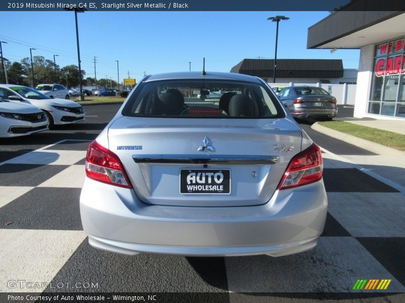 Starlight Silver Metallic / Black 2019 Mitsubishi Mirage G4 ES