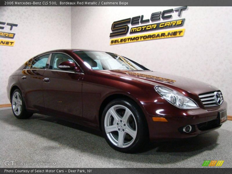 Bordeaux Red Metallic / Cashmere Beige 2006 Mercedes-Benz CLS 500