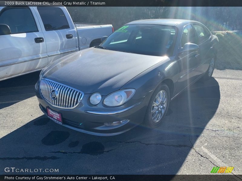 Stone Gray Metallic / Titanium 2009 Buick LaCrosse CXL