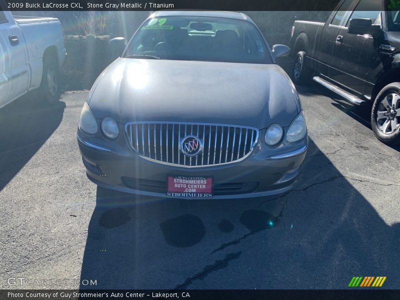 Stone Gray Metallic / Titanium 2009 Buick LaCrosse CXL
