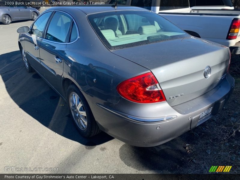 Stone Gray Metallic / Titanium 2009 Buick LaCrosse CXL