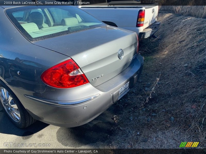 Stone Gray Metallic / Titanium 2009 Buick LaCrosse CXL