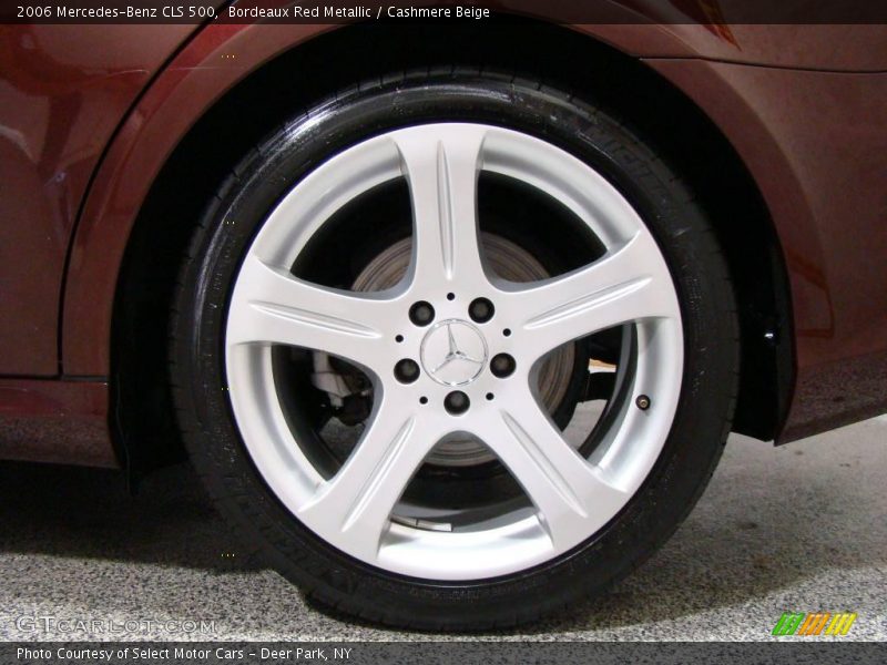 Bordeaux Red Metallic / Cashmere Beige 2006 Mercedes-Benz CLS 500