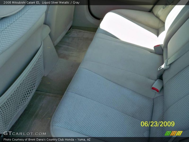 Liquid Silver Metallic / Gray 2008 Mitsubishi Galant ES