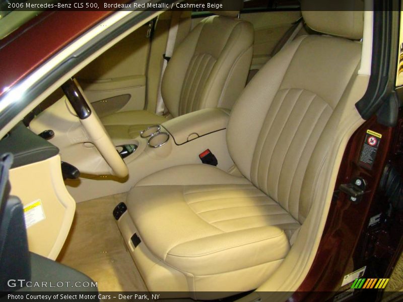 Bordeaux Red Metallic / Cashmere Beige 2006 Mercedes-Benz CLS 500