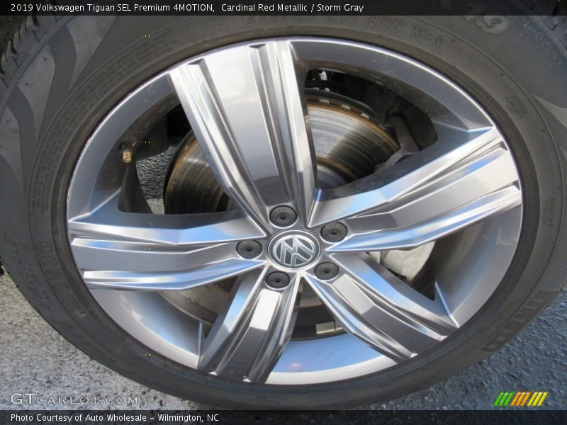 Cardinal Red Metallic / Storm Gray 2019 Volkswagen Tiguan SEL Premium 4MOTION