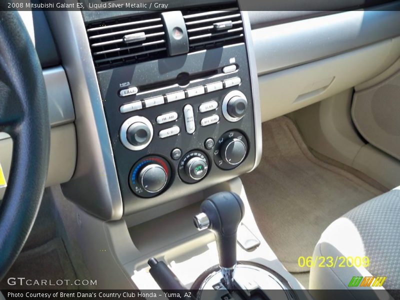 Liquid Silver Metallic / Gray 2008 Mitsubishi Galant ES