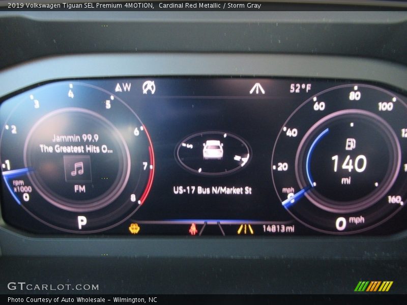 Cardinal Red Metallic / Storm Gray 2019 Volkswagen Tiguan SEL Premium 4MOTION