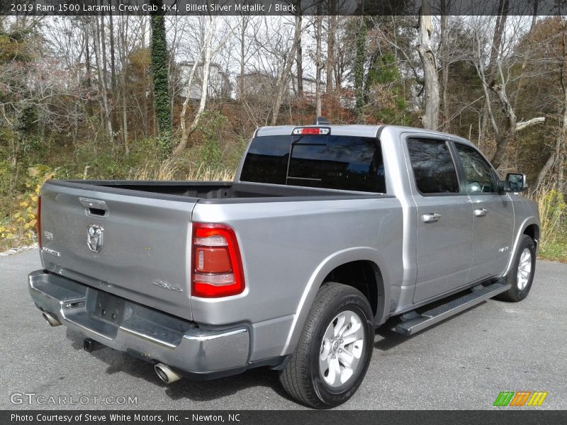 Billett Silver Metallic / Black 2019 Ram 1500 Laramie Crew Cab 4x4