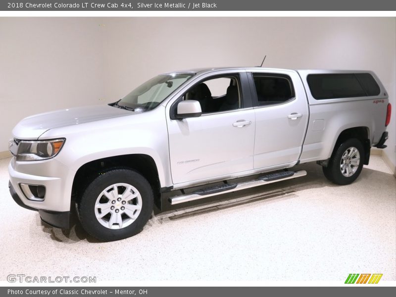 Silver Ice Metallic / Jet Black 2018 Chevrolet Colorado LT Crew Cab 4x4