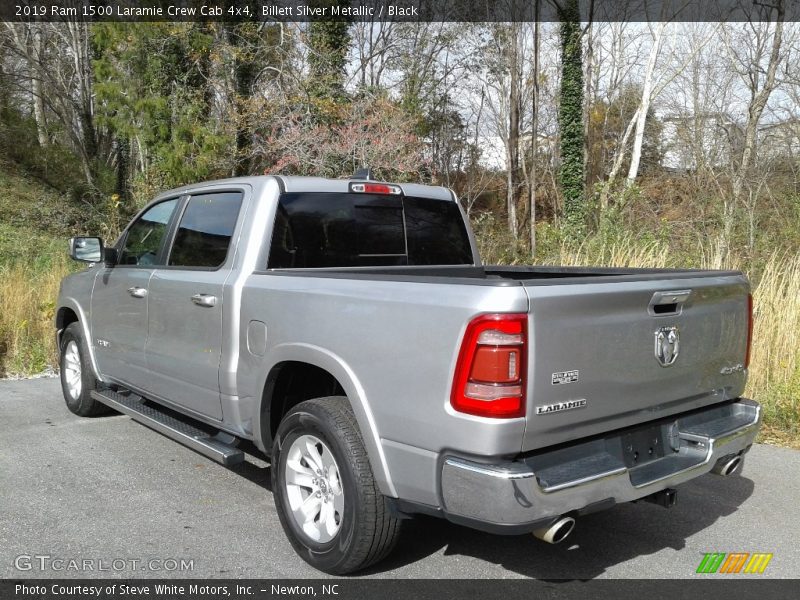 Billett Silver Metallic / Black 2019 Ram 1500 Laramie Crew Cab 4x4