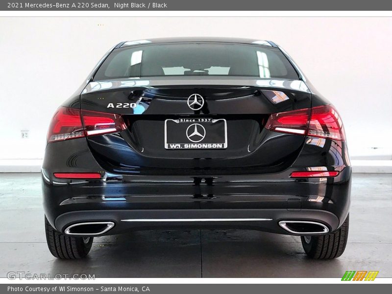 Night Black / Black 2021 Mercedes-Benz A 220 Sedan