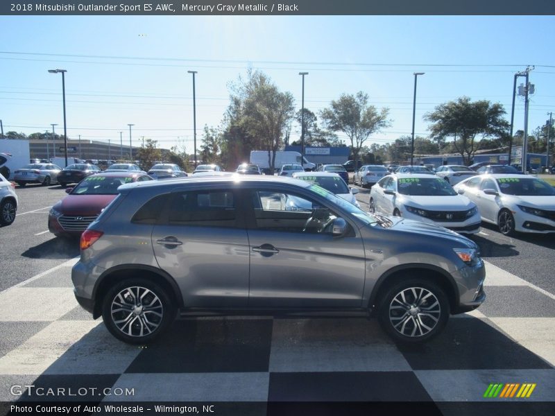 Mercury Gray Metallic / Black 2018 Mitsubishi Outlander Sport ES AWC
