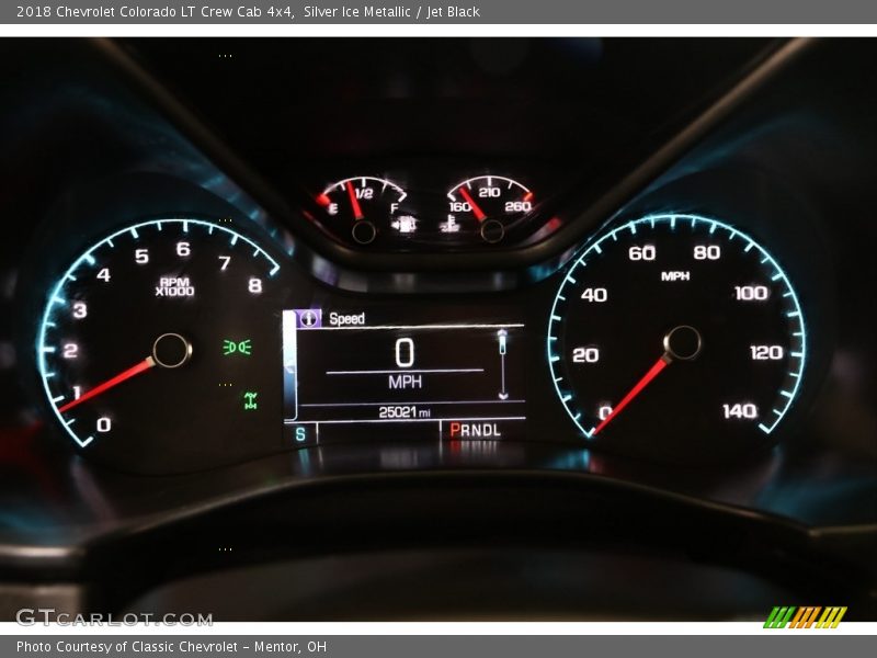 Silver Ice Metallic / Jet Black 2018 Chevrolet Colorado LT Crew Cab 4x4