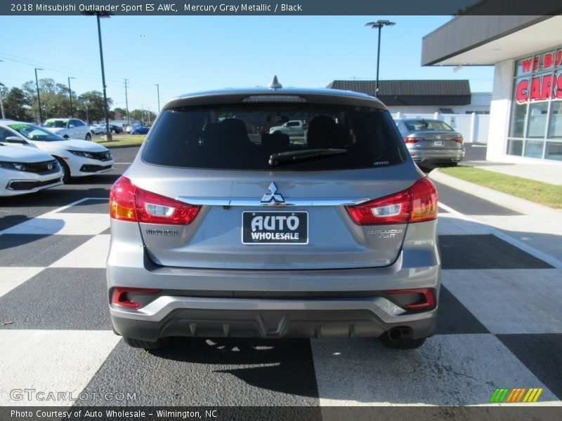 Mercury Gray Metallic / Black 2018 Mitsubishi Outlander Sport ES AWC