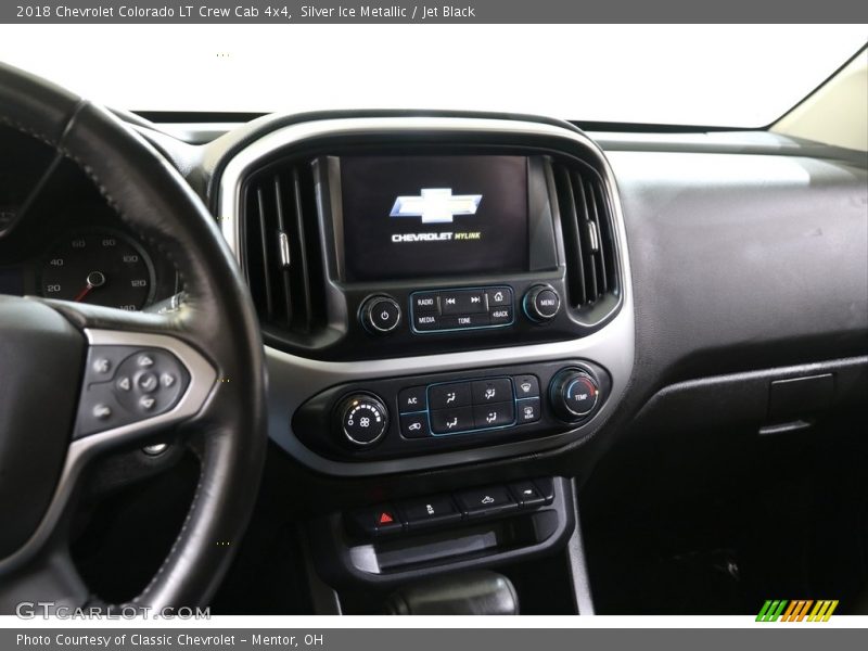 Silver Ice Metallic / Jet Black 2018 Chevrolet Colorado LT Crew Cab 4x4