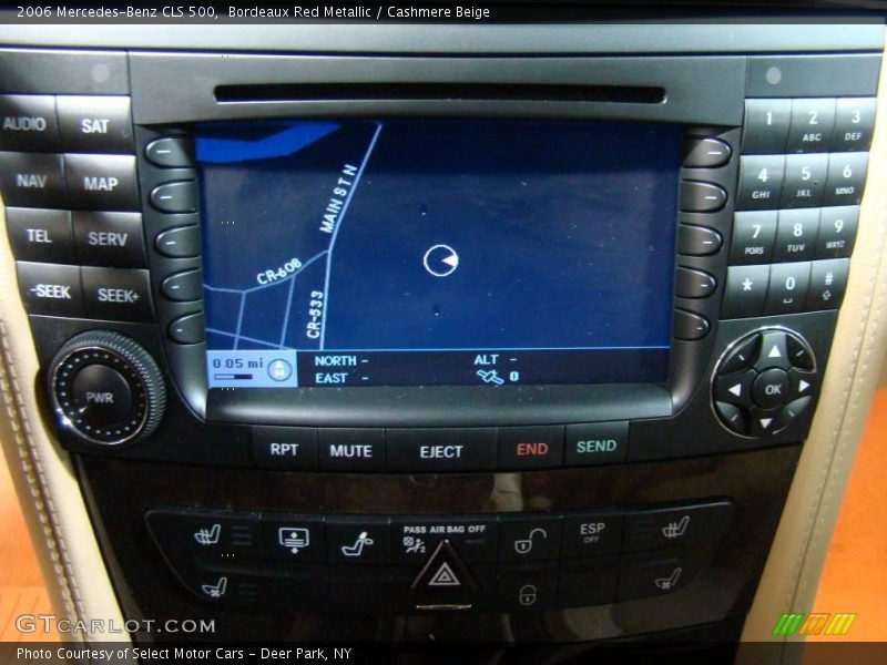 Bordeaux Red Metallic / Cashmere Beige 2006 Mercedes-Benz CLS 500