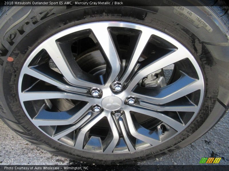 Mercury Gray Metallic / Black 2018 Mitsubishi Outlander Sport ES AWC
