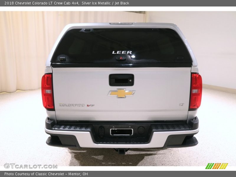 Silver Ice Metallic / Jet Black 2018 Chevrolet Colorado LT Crew Cab 4x4