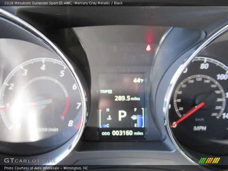 Mercury Gray Metallic / Black 2018 Mitsubishi Outlander Sport ES AWC