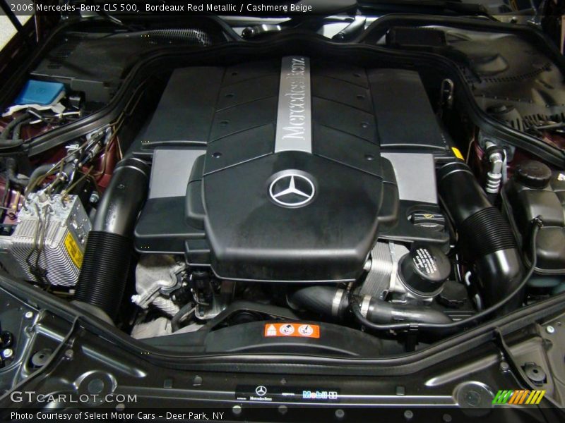 Bordeaux Red Metallic / Cashmere Beige 2006 Mercedes-Benz CLS 500