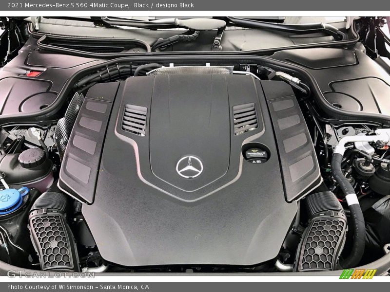  2021 S 560 4Matic Coupe Engine - 4.0 Liter DI biturbo DOHC 32-Valve VVT V8