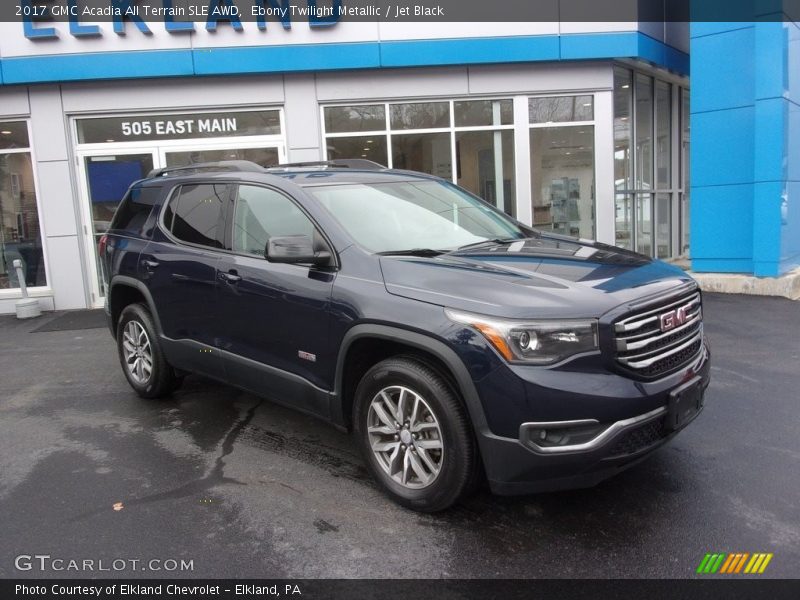 Ebony Twilight Metallic / Jet Black 2017 GMC Acadia All Terrain SLE AWD