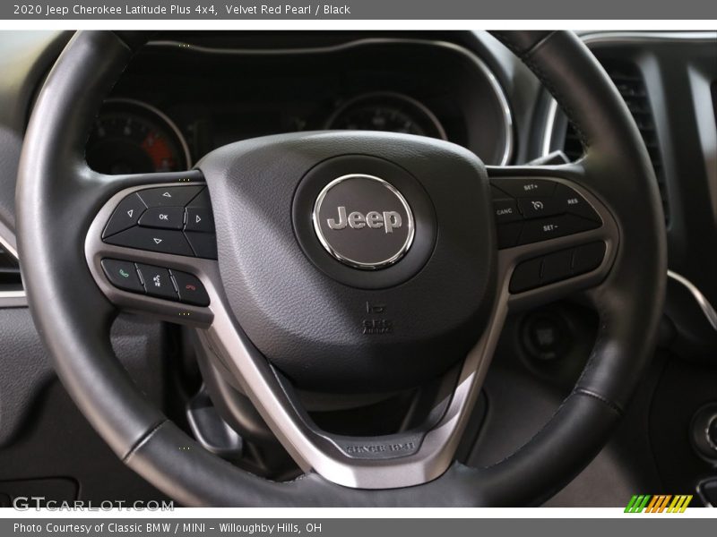 Velvet Red Pearl / Black 2020 Jeep Cherokee Latitude Plus 4x4