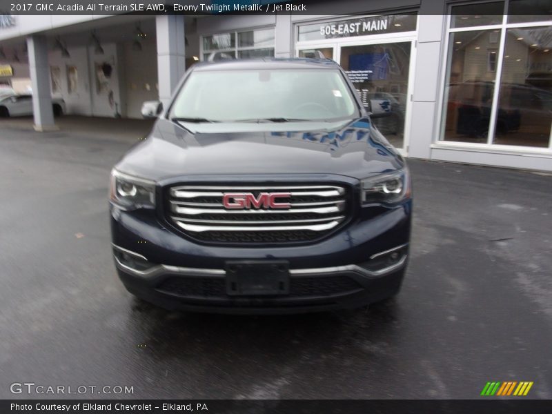 Ebony Twilight Metallic / Jet Black 2017 GMC Acadia All Terrain SLE AWD