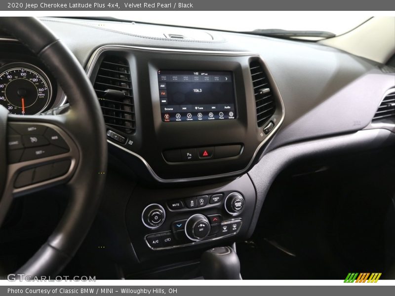 Velvet Red Pearl / Black 2020 Jeep Cherokee Latitude Plus 4x4