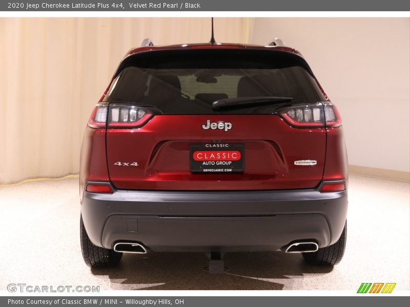 Velvet Red Pearl / Black 2020 Jeep Cherokee Latitude Plus 4x4